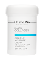 ElastinCollagen Azulene Moisture Cream with Vitamins A, E & HA for normal skin Увлажняющий крем c витаминами А, Е и гиалуроновой кислотой для нормальной кожи «Эластин, коллаген, азулен», 250 мл