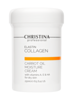 ElastinCollagen Carrot Oil Moisture Cream with Vitamins A, E & HA for dry skin Увлажняющий крем с витаминами А, Е и гиалуроновой кислотой для сухой кожи «Эластин, коллаген, морковное масло», 250 мл